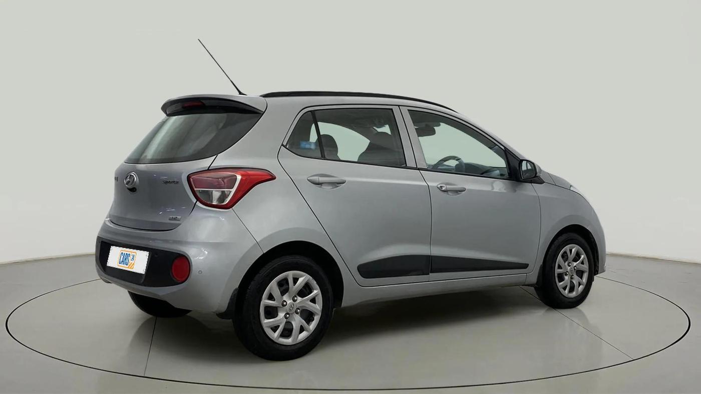 2019 Hyundai Grand i10 SPORTZ 1.2 KAPPA VTVT, Petrol, Manual, 36,121 km, Right Back Diagonal