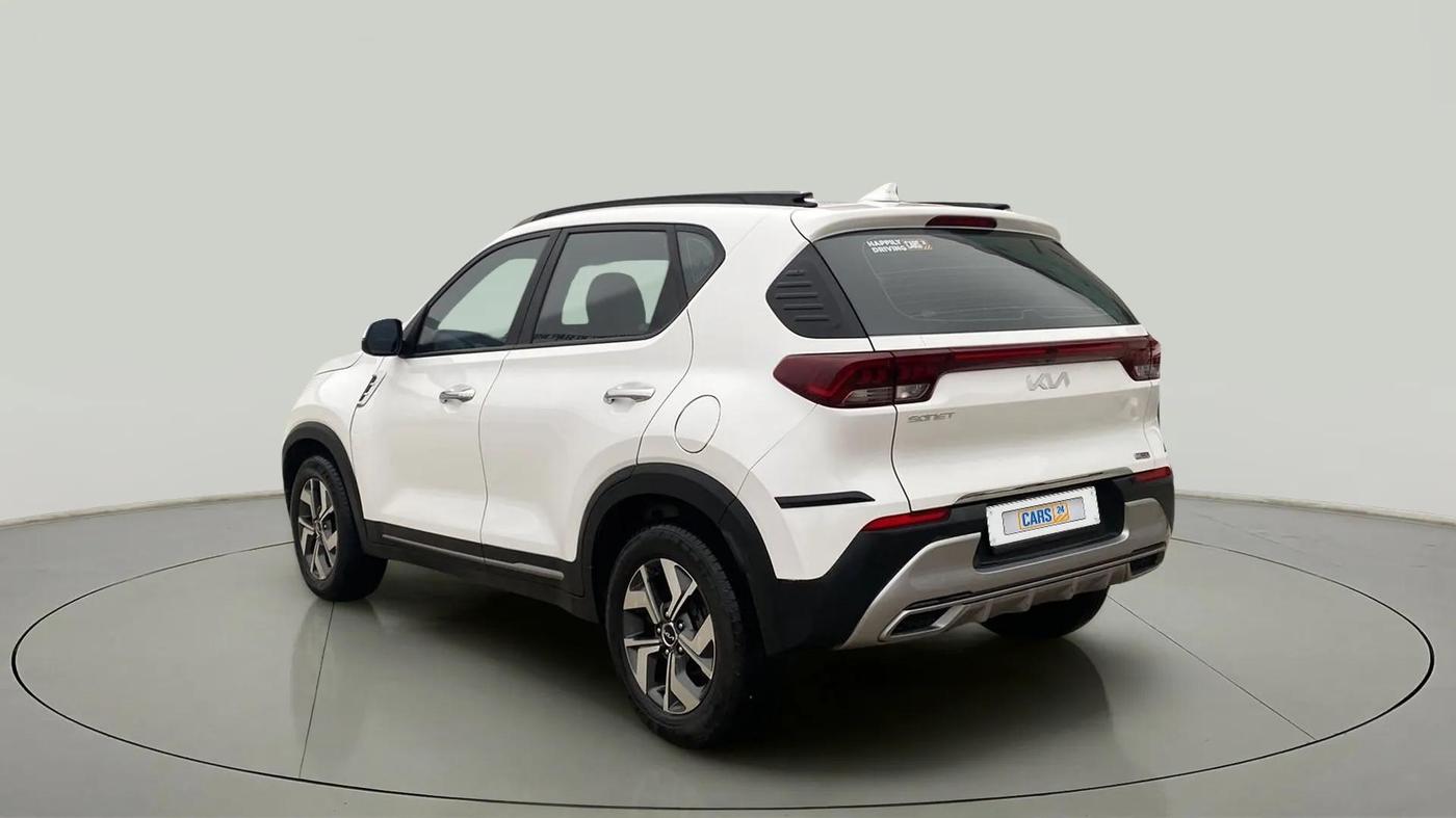 2022 KIA SONET HTX 1.0 IMT, Petrol, Manual, 8,109 km, Left Back Diagonal