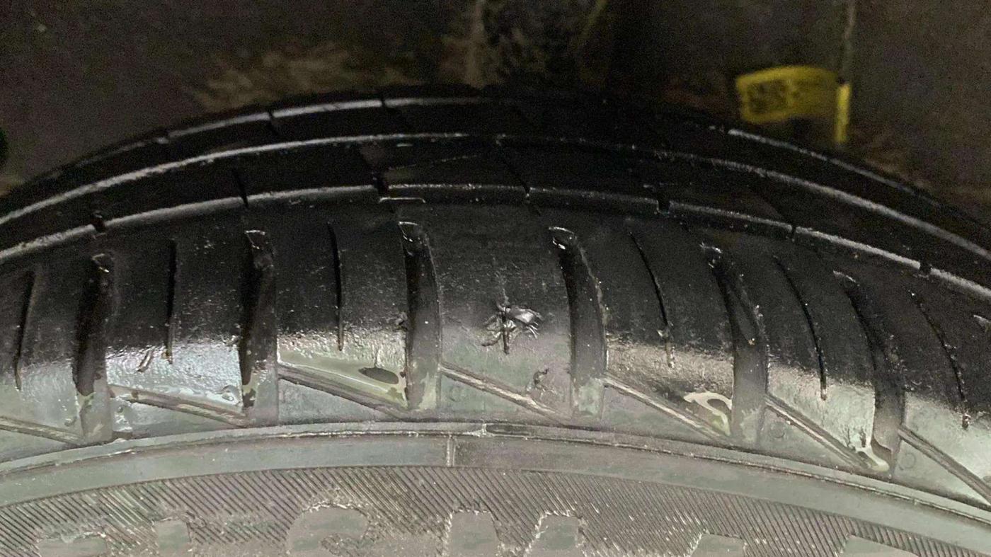 2021 Hyundai AURA S 1.2 CNG, CNG, Manual, 63,604 km, Left Front Tyre Tread