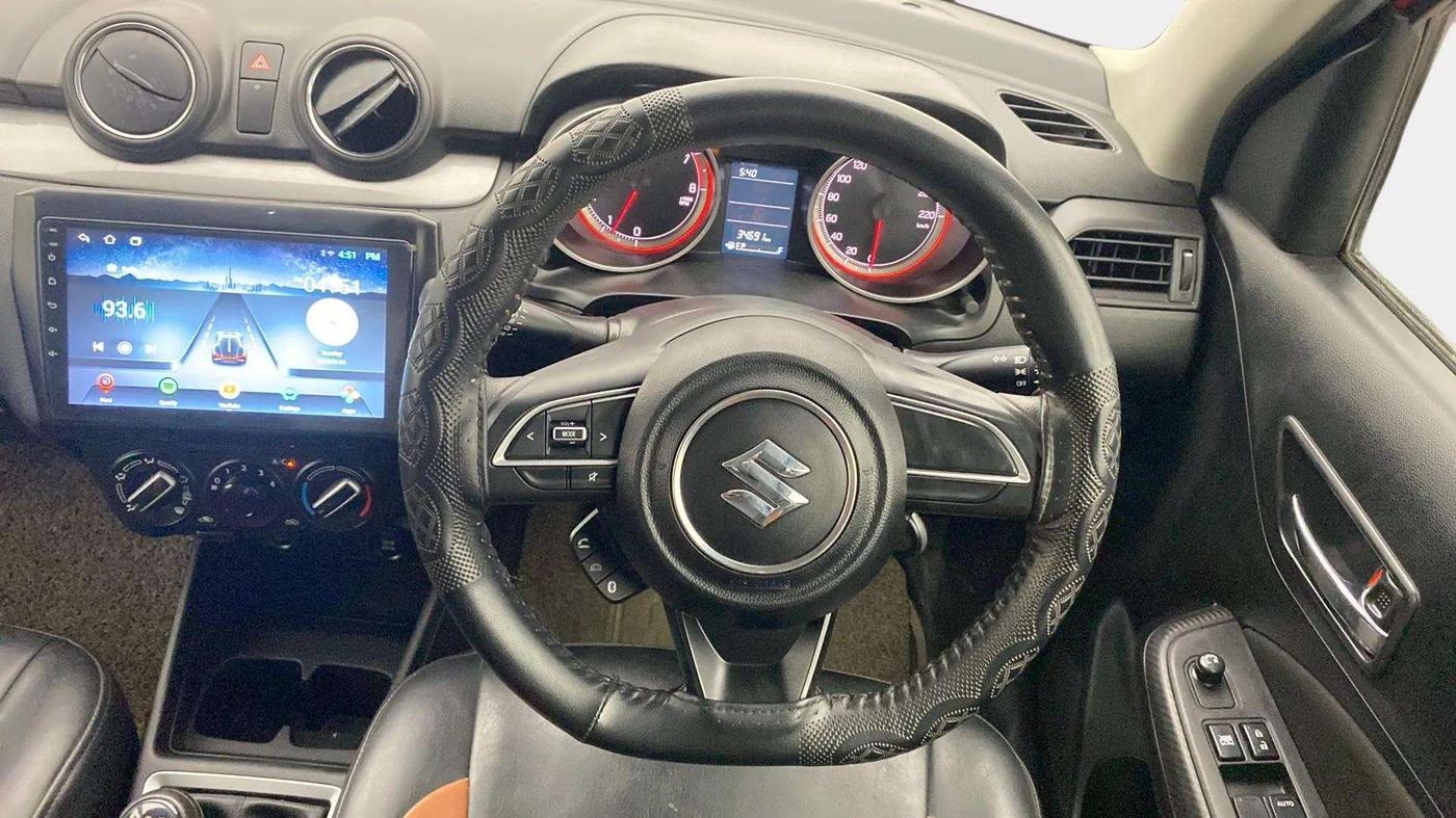 2019 Maruti Swift VXI, Petrol, Manual, 34,705 km, Steering Wheel Close Up