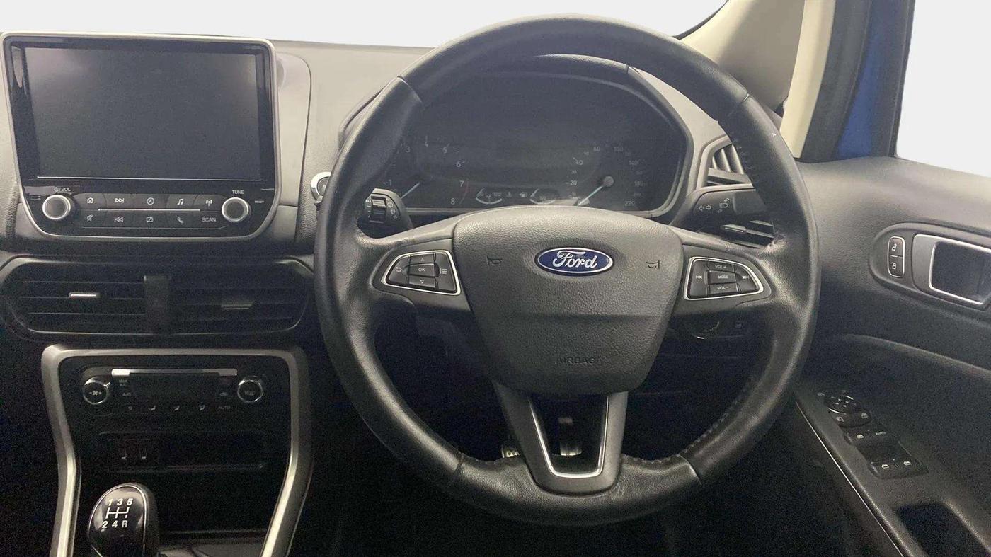 2018 Ford Ecosport TITANIUM 1.5L PETROL, Petrol, Manual, 15,676 km, Steering Wheel Close Up