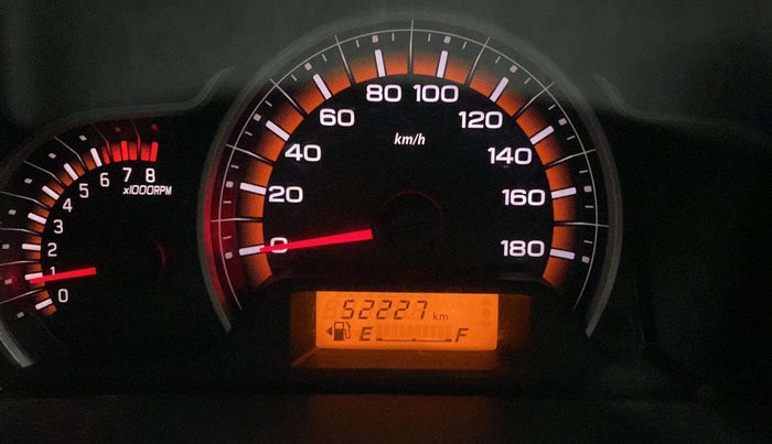 2017 Maruti Alto K10 VXI, Petrol, Manual, 52,275 km, Odometer Image