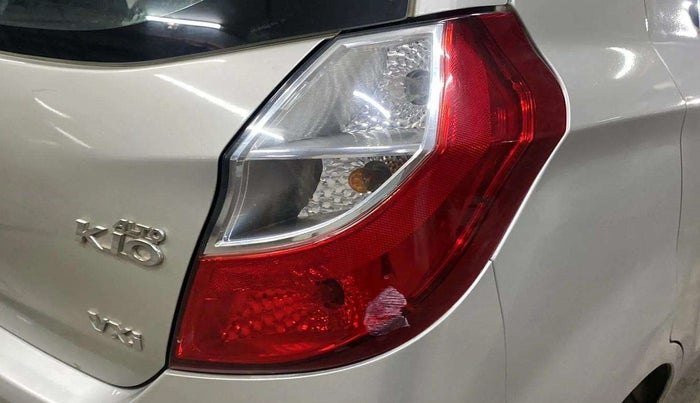 2017 Maruti Alto K10 VXI, Petrol, Manual, 52,275 km, Right tail light - Minor scratches