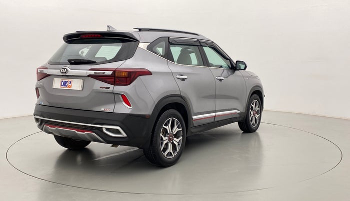 2020 KIA SELTOS 1.4 GTX+ TURBO GDI PETROL AT, Petrol, Automatic, 31,618 km, Right Back Diagonal