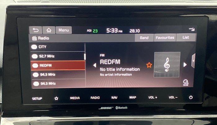 2020 KIA SELTOS 1.4 GTX+ TURBO GDI PETROL AT, Petrol, Automatic, 31,618 km, Infotainment System