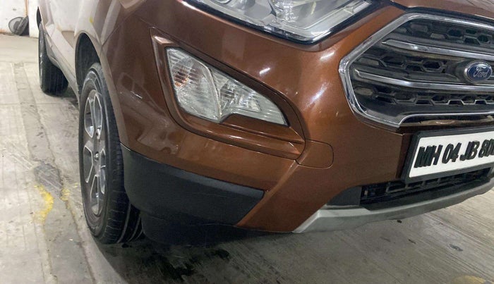 2018 Ford Ecosport TITANIUM + 1.5L PETROL AT, Petrol, Automatic, 84,206 km, Front bumper - Paint has minor damage