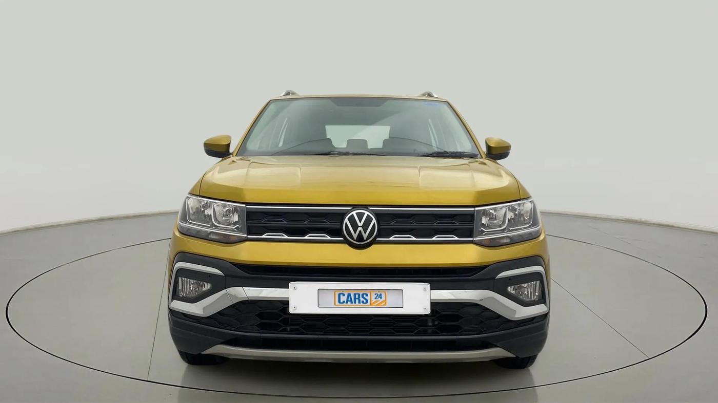2022 Volkswagen TAIGUN HIGHLINE 1.0 TSI AT, Petrol, Automatic, 9,086 km, Front