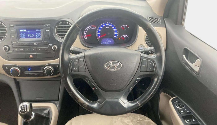 2014 Hyundai Xcent SX 1.2 (O), Petrol, Manual, 93,124 km, Steering Wheel Close Up