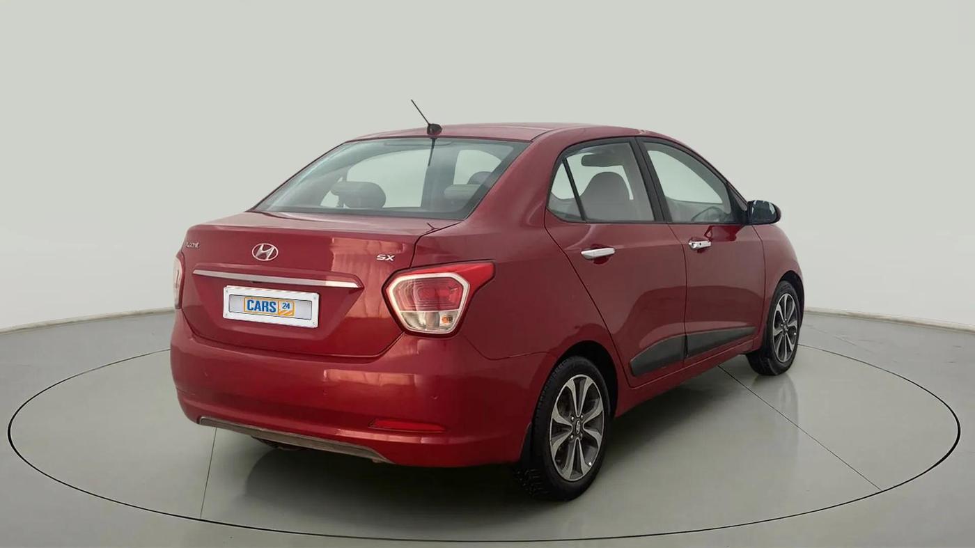 2014 Hyundai Xcent SX 1.2 (O), Petrol, Manual, 93,402 km, Right Back Diagonal