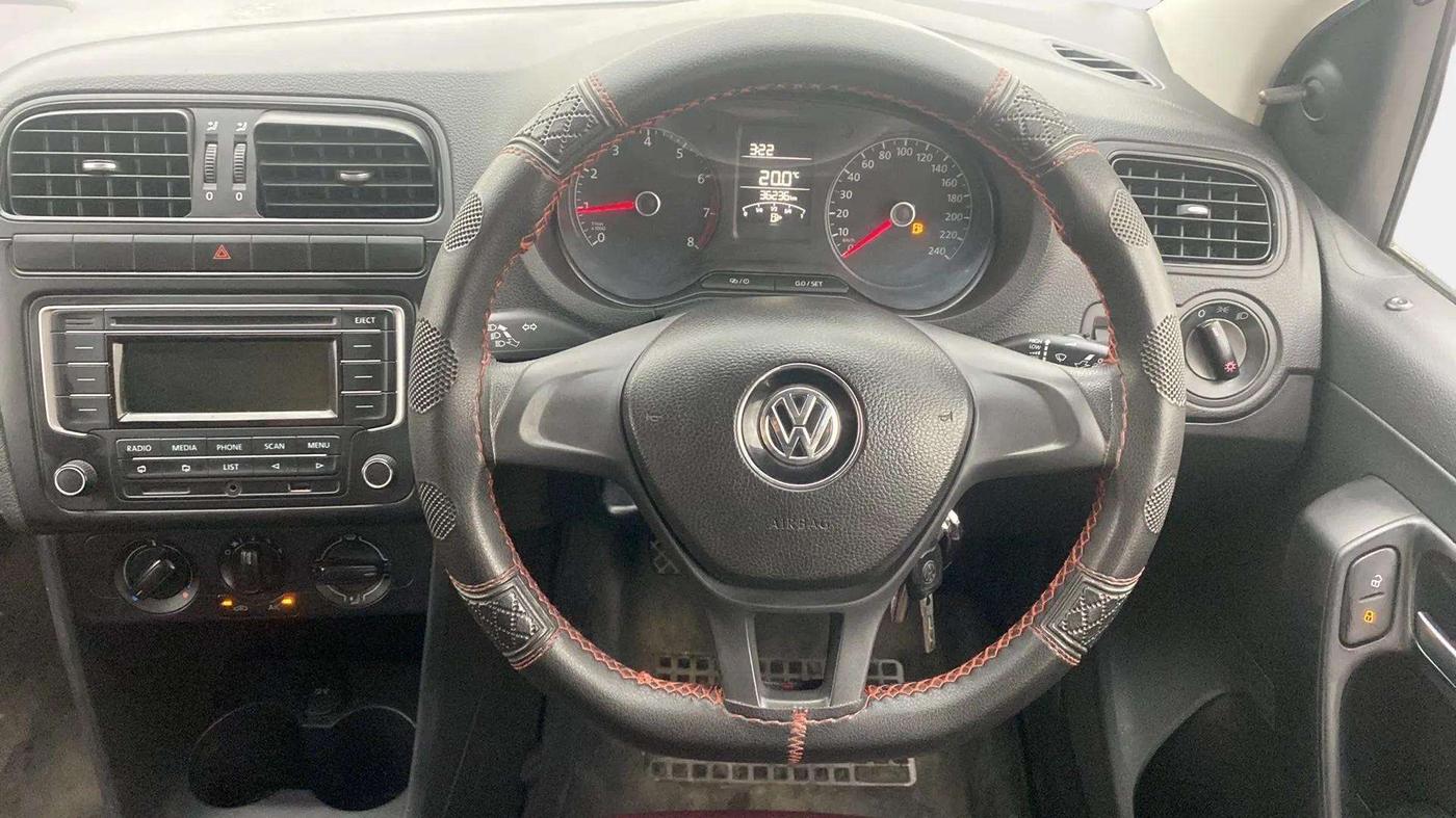 2015 Volkswagen Polo TRENDLINE 1.2L PETROL, Petrol, Manual, 36,214 km, Steering Wheel Close Up