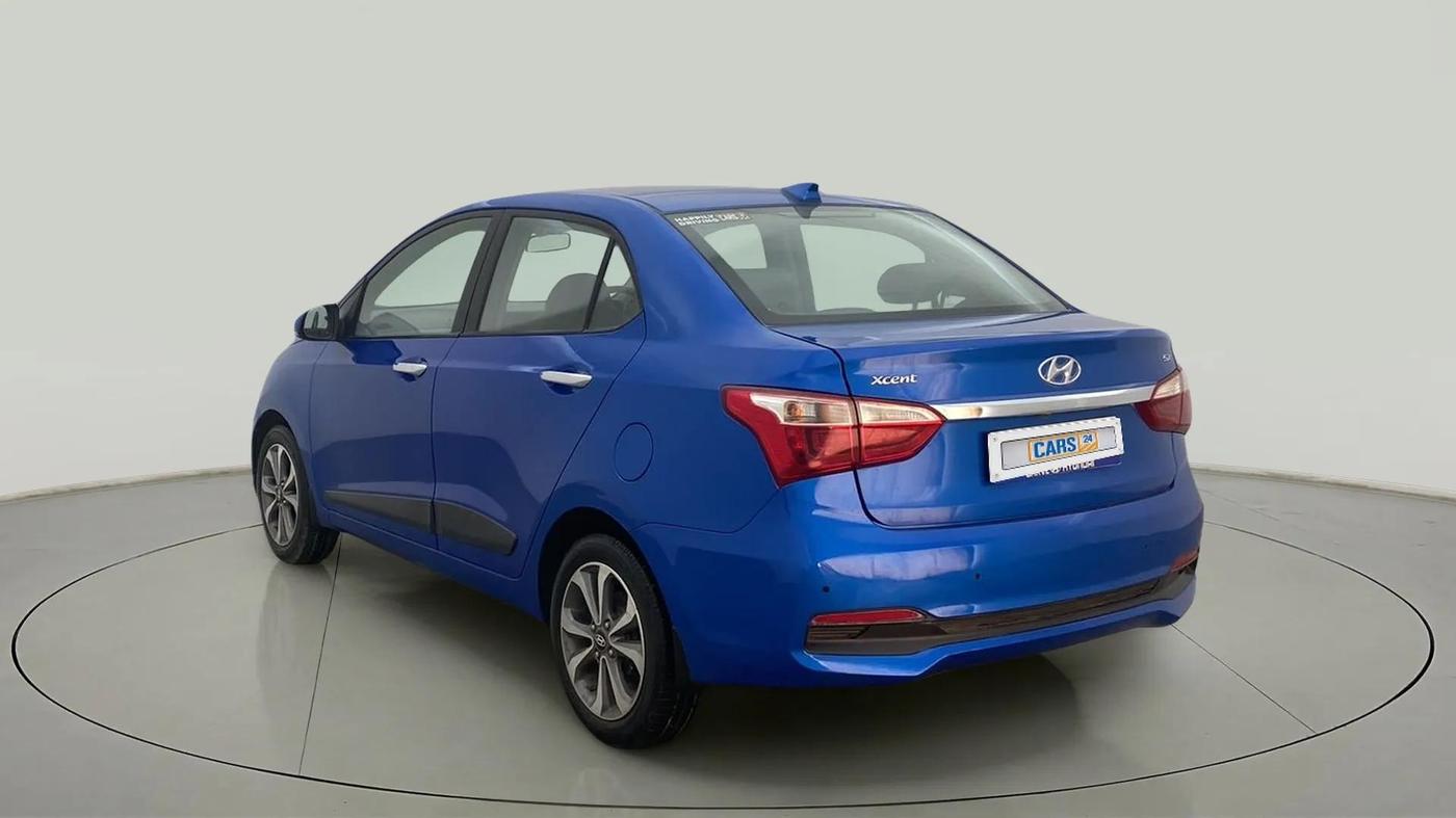 2017 Hyundai Xcent SX 1.2 (O), Petrol, Manual, 25,897 km, Left Back Diagonal