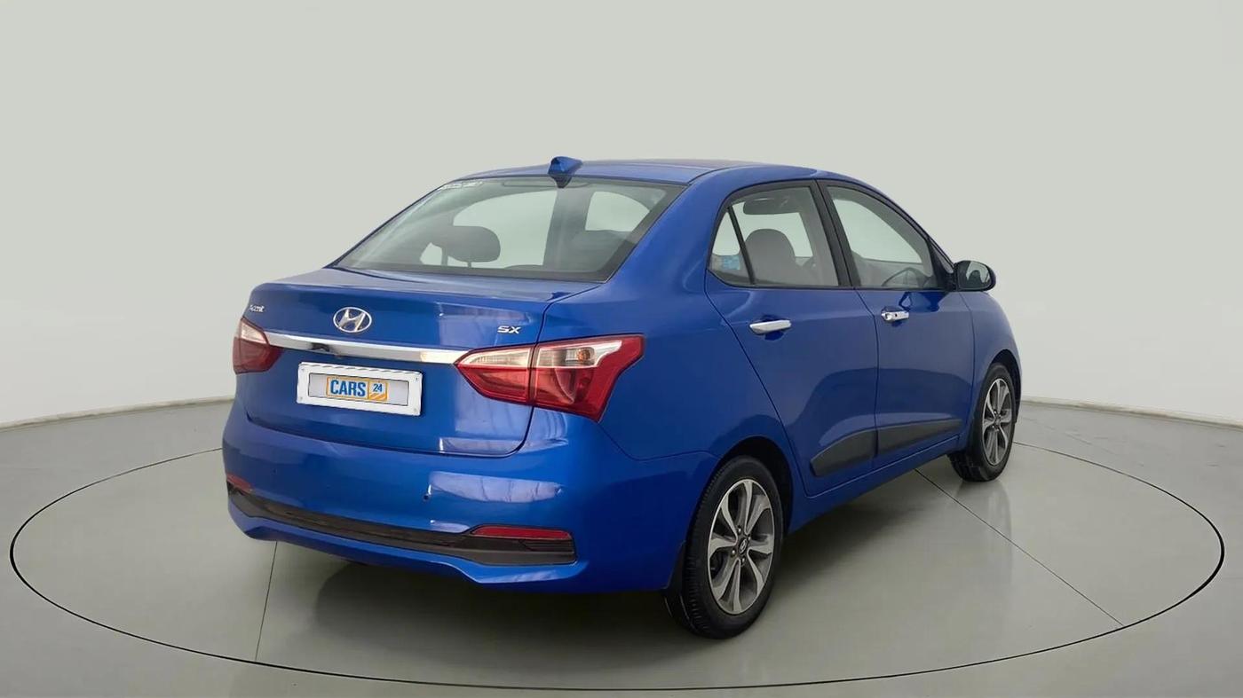 2017 Hyundai Xcent SX 1.2 (O), Petrol, Manual, 25,897 km, Right Back Diagonal