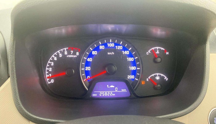 2017 Hyundai Xcent SX 1.2 (O), Petrol, Manual, 25,882 km, Odometer Image