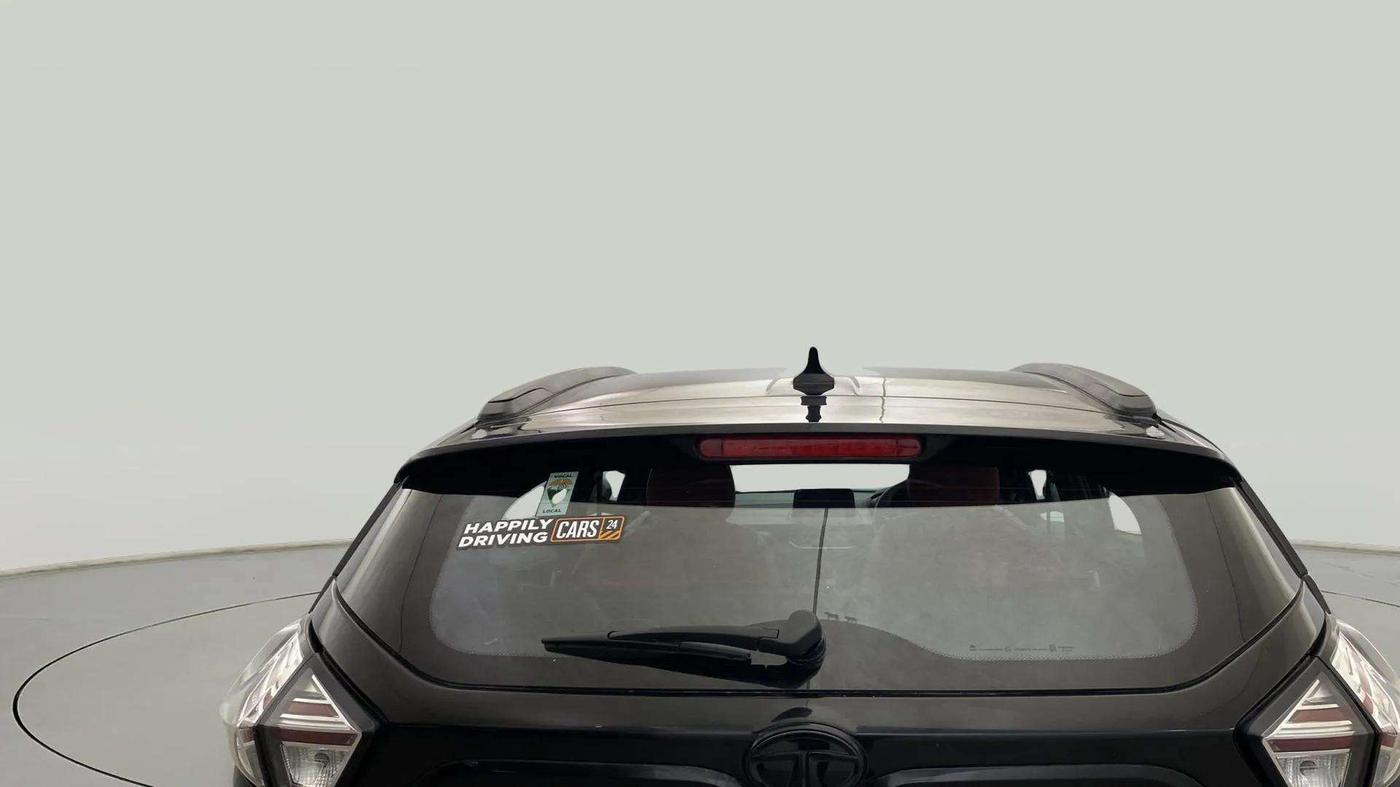 2023 Tata NEXON XZA PLUS LUX SUNROOF RED DARK PETROL, Petrol, Automatic, 23,573 km, Rear Windshield