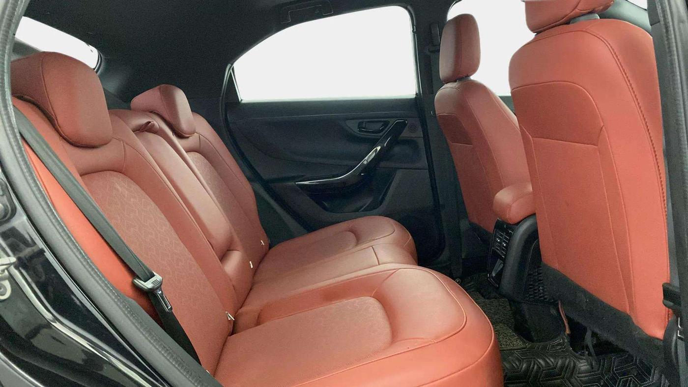 2023 Tata NEXON XZA PLUS LUX SUNROOF RED DARK PETROL, Petrol, Automatic, 23,573 km, Right Side Rear Door Cabin