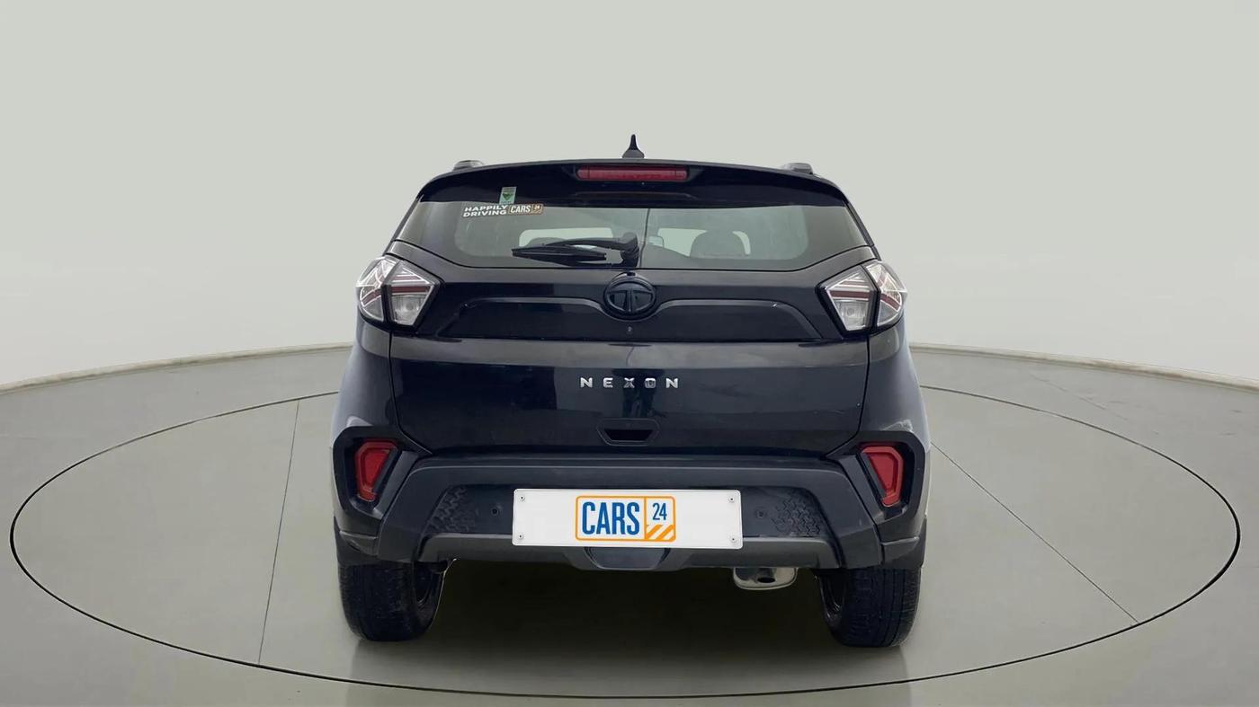 2023 Tata NEXON XZA PLUS LUX SUNROOF RED DARK PETROL, Petrol, Automatic, 23,573 km, Back/Rear