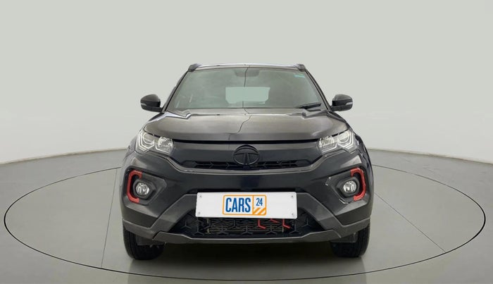 2023 Tata NEXON XZA PLUS LUX SUNROOF RED DARK PETROL, Petrol, Automatic, 23,336 km, Front