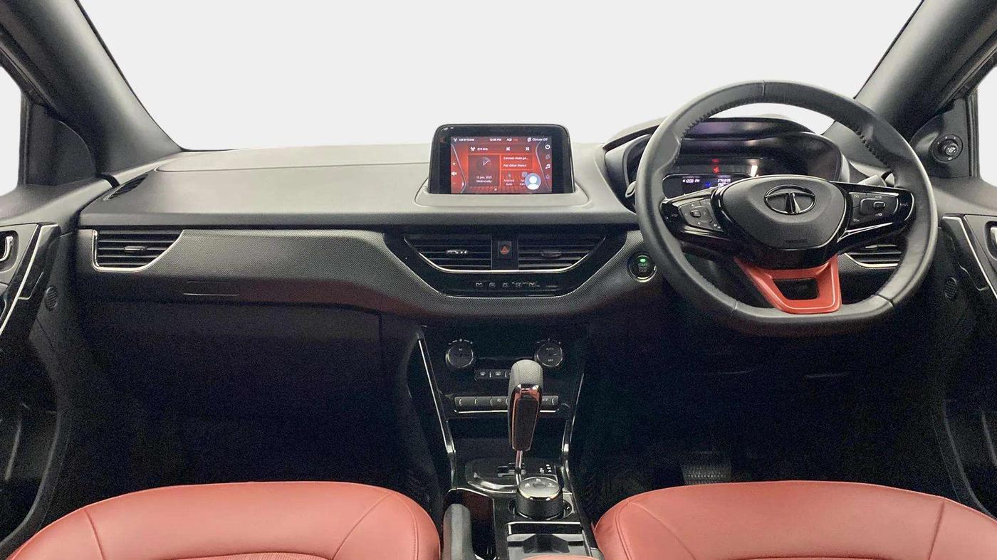 2023 Tata NEXON XZA PLUS LUX SUNROOF RED DARK PETROL, Petrol, Automatic, 23,573 km, Dashboard