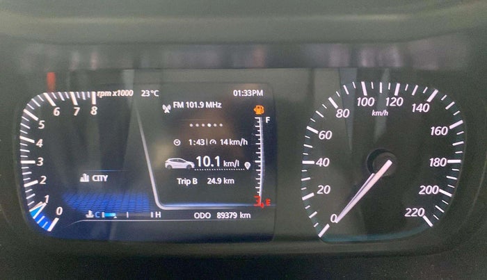 2020 Tata ALTROZ XZ PETROL, Petrol, Manual, 89,421 km, Odometer Image