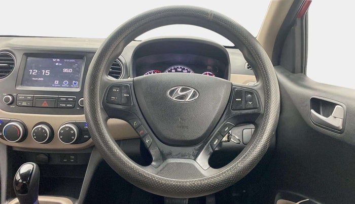 2018 Hyundai Grand i10 SPORTZ AT 1.2 KAPPA VTVT, Petrol, Automatic, 39,302 km, Steering Wheel Close Up