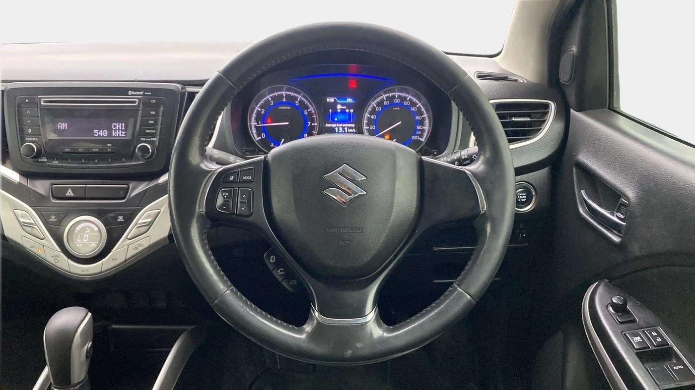 2018 Maruti Baleno ZETA CVT PETROL 1.2, Petrol, Automatic, 62,749 km, Steering Wheel Close Up