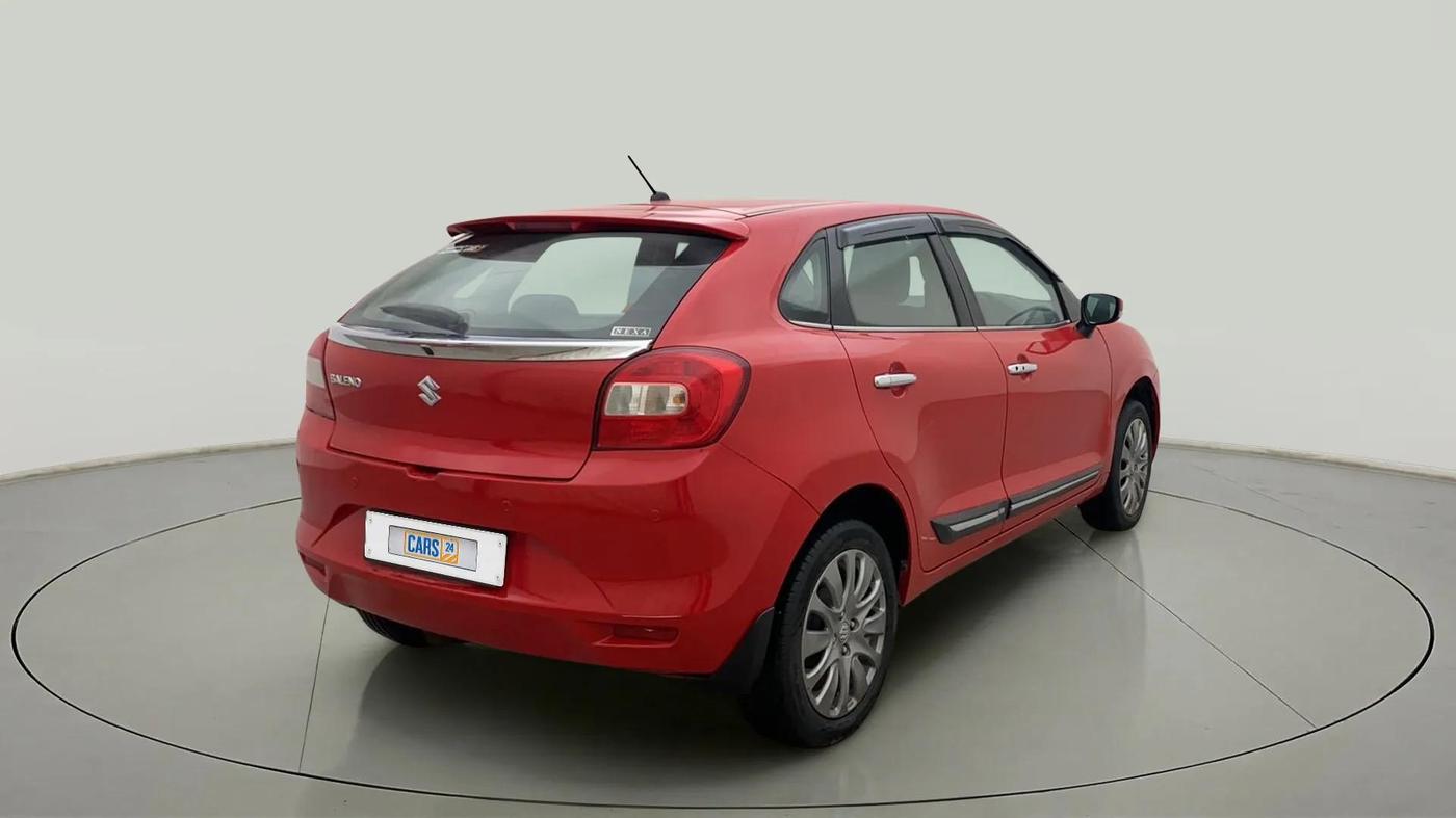 2018 Maruti Baleno ZETA CVT PETROL 1.2, Petrol, Automatic, 62,749 km, Right Back Diagonal