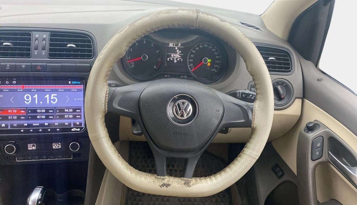 2015 Volkswagen Vento COMFORTLINE TSI AT PETROL, Petrol, Automatic, 87,532 km, Steering Wheel Close Up