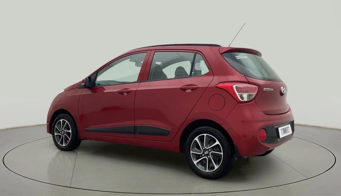 2018 Hyundai Grand i10 SPORTZ (O) AT 1.2 KAPPA VTVT, Petrol, Automatic, 44,407 km, Left Back Diagonal