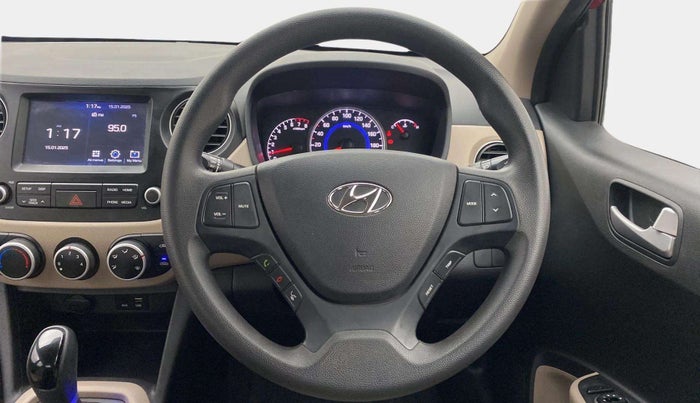2018 Hyundai Grand i10 SPORTZ (O) AT 1.2 KAPPA VTVT, Petrol, Automatic, 44,407 km, Steering Wheel Close Up