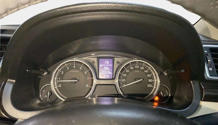 2016 Maruti Ciaz VXI+, Petrol, Manual, 97,172 km, Odometer Image