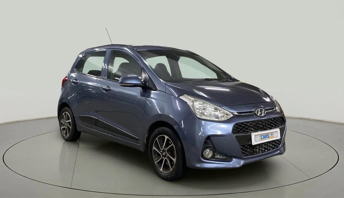 2017 Hyundai Grand i10 SPORTZ (O) AT 1.2 KAPPA VTVT, Petrol, Automatic, 69,585 km, Right Front Diagonal