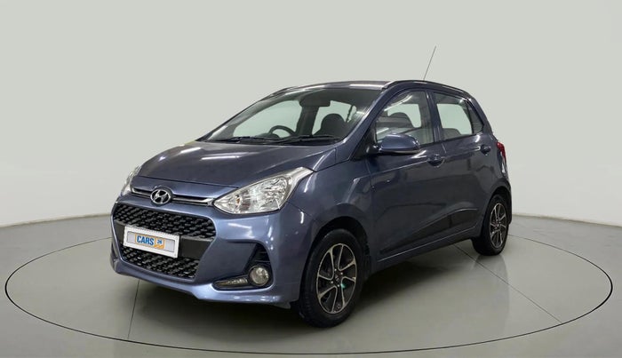 2017 Hyundai Grand i10 SPORTZ (O) AT 1.2 KAPPA VTVT, Petrol, Automatic, 69,585 km, Left Front Diagonal