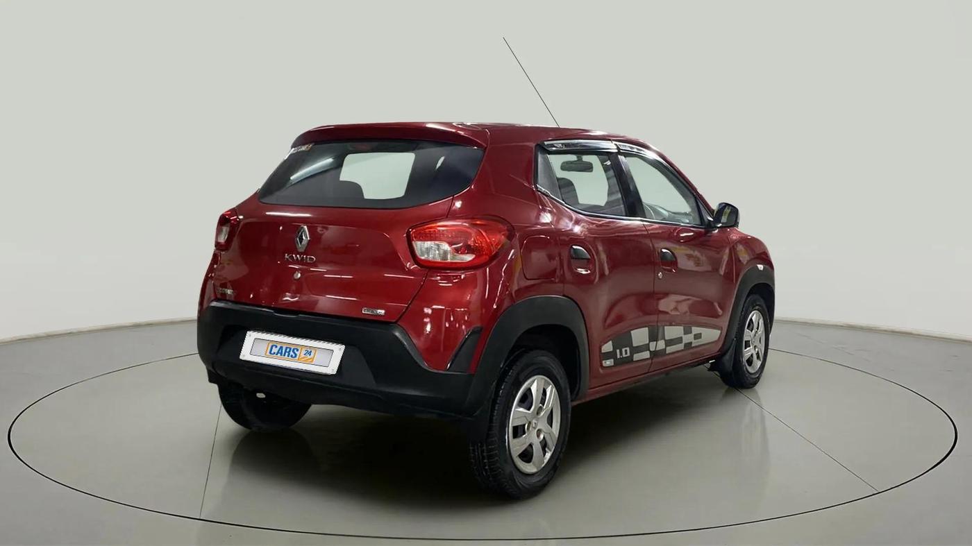 2018 Renault Kwid RXT 1.0 AMT (O), Petrol, Automatic, 40,845 km, Right Back Diagonal