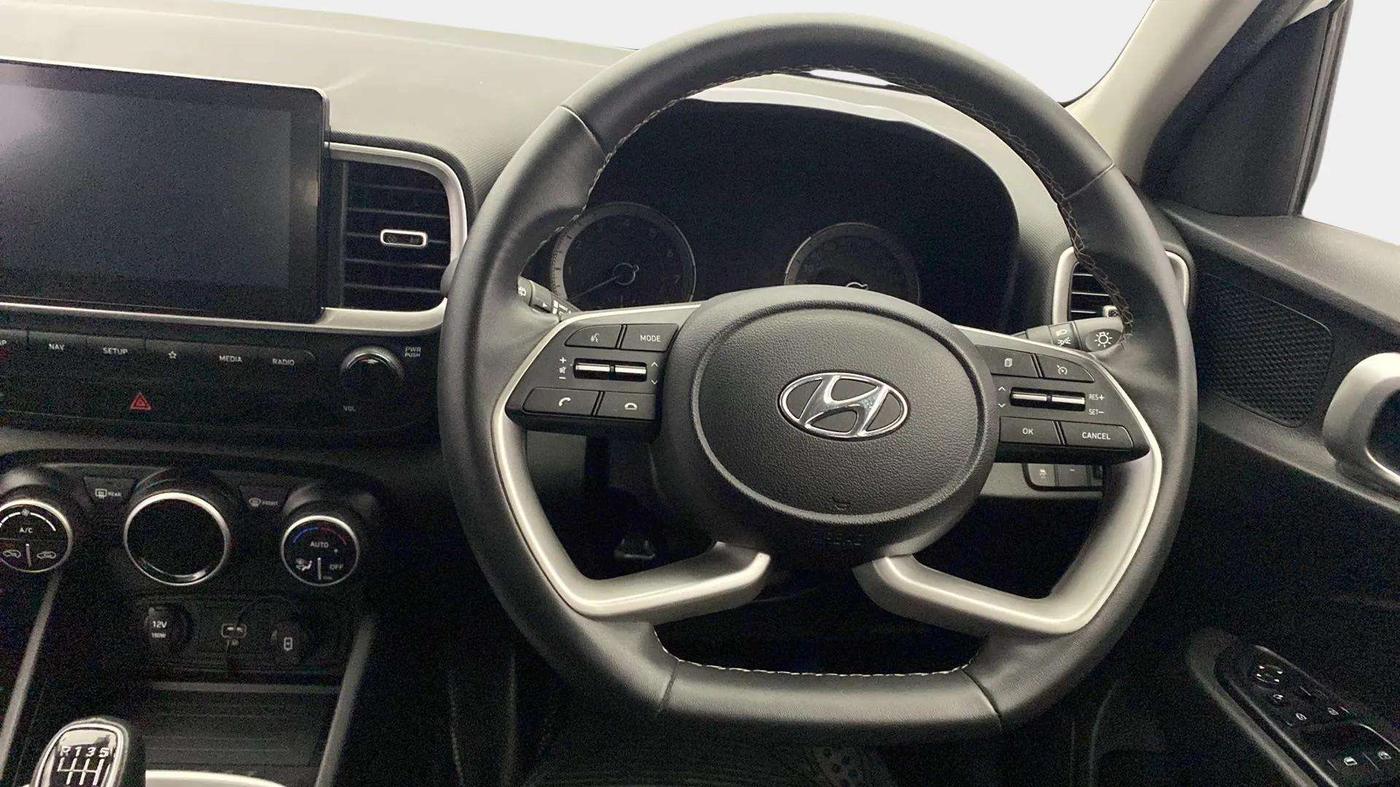 2021 Hyundai VENUE SX 1.0 (O) TURBO IMT, Petrol, Manual, 41,724 km, Steering Wheel Close Up