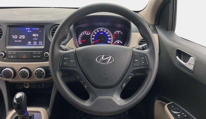 2019 Hyundai Grand i10 SPORTZ AT 1.2 KAPPA VTVT, Petrol, Automatic, 32,430 km, Steering Wheel Close Up