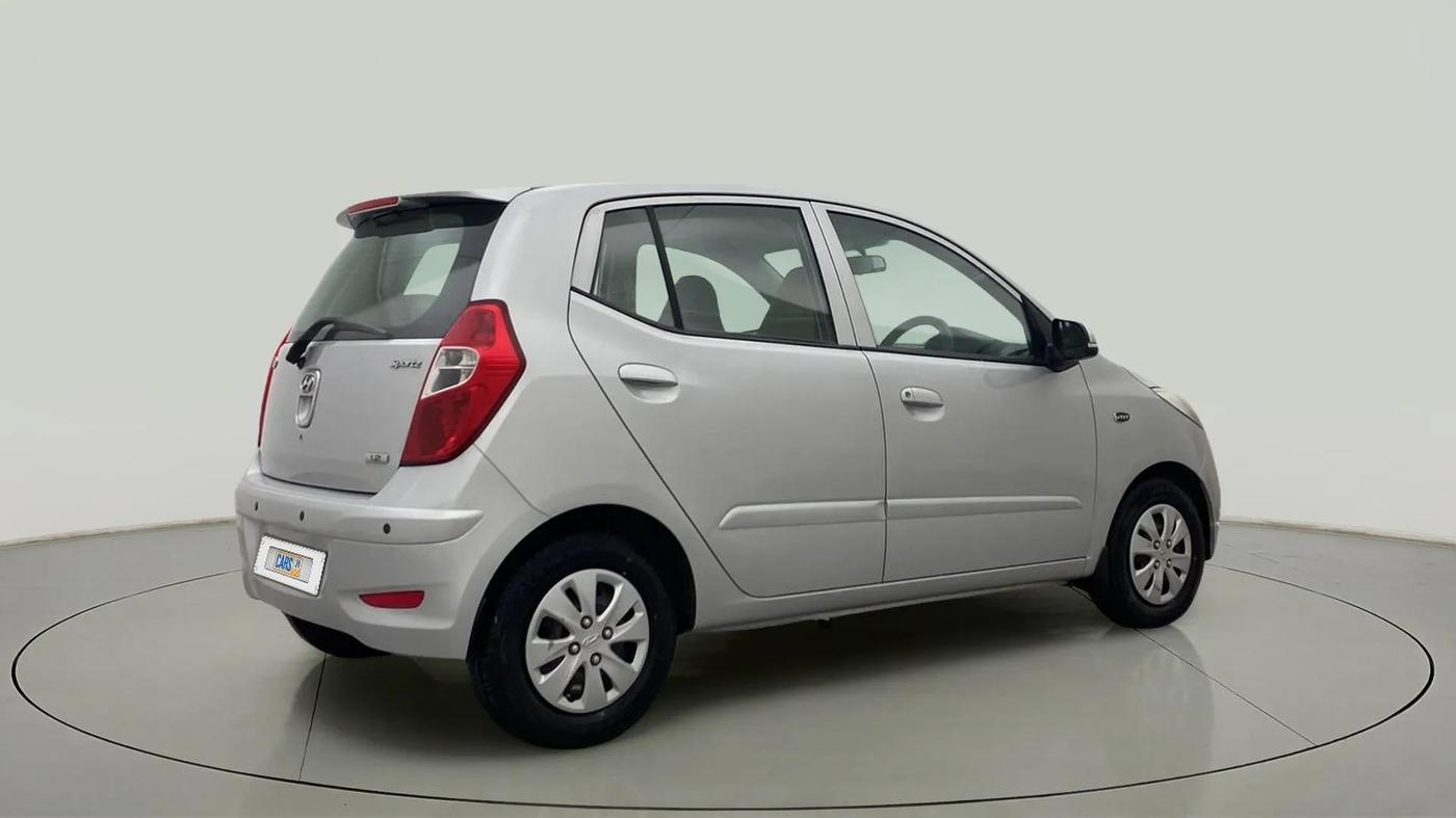 2013 Hyundai i10 SPORTZ 1.2, Petrol, Manual, 43,074 km, Right Back Diagonal
