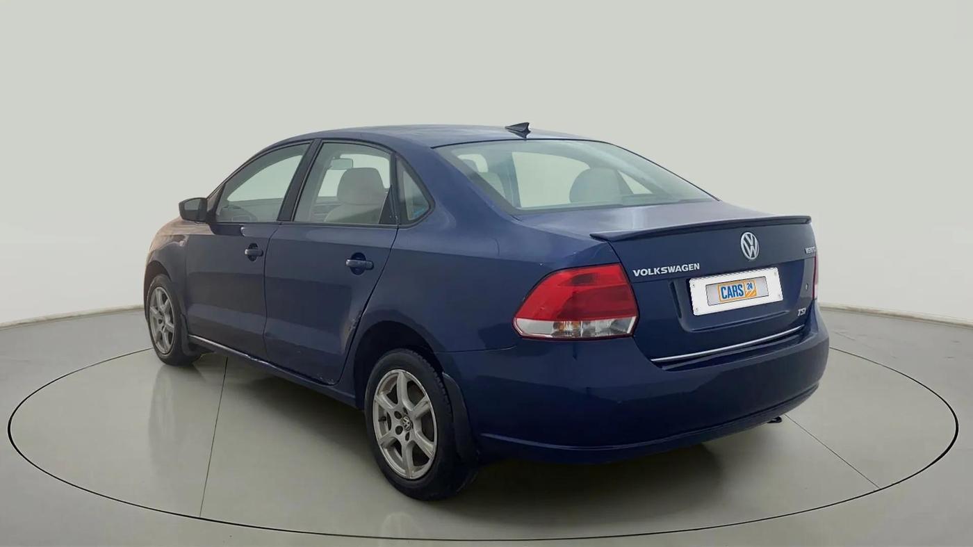 2013 Volkswagen Vento HIGHLINE PETROL AT, Petrol, Automatic, 40,143 km, Left Back Diagonal