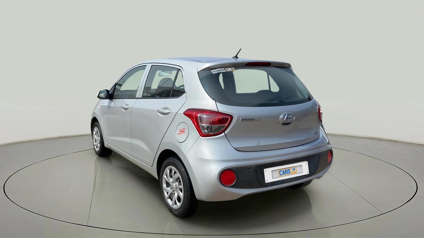 2017 Hyundai Grand i10 SPORTZ 1.2 KAPPA VTVT, Petrol, Manual, 38,650 km, Left Back Diagonal