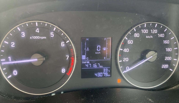 2019 Hyundai Creta E PLUS 1.6 PETROL, Petrol, Manual, 43,378 km, Odometer Image