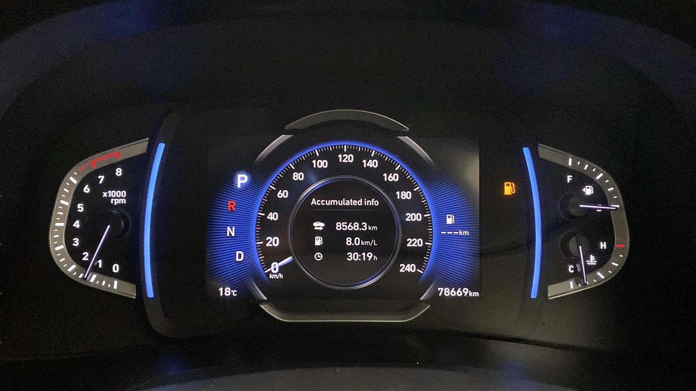 2020 Hyundai Creta SX (O) 1.4 TURBO DCT, Petrol, Automatic, 79,175 km, Odometer Image
