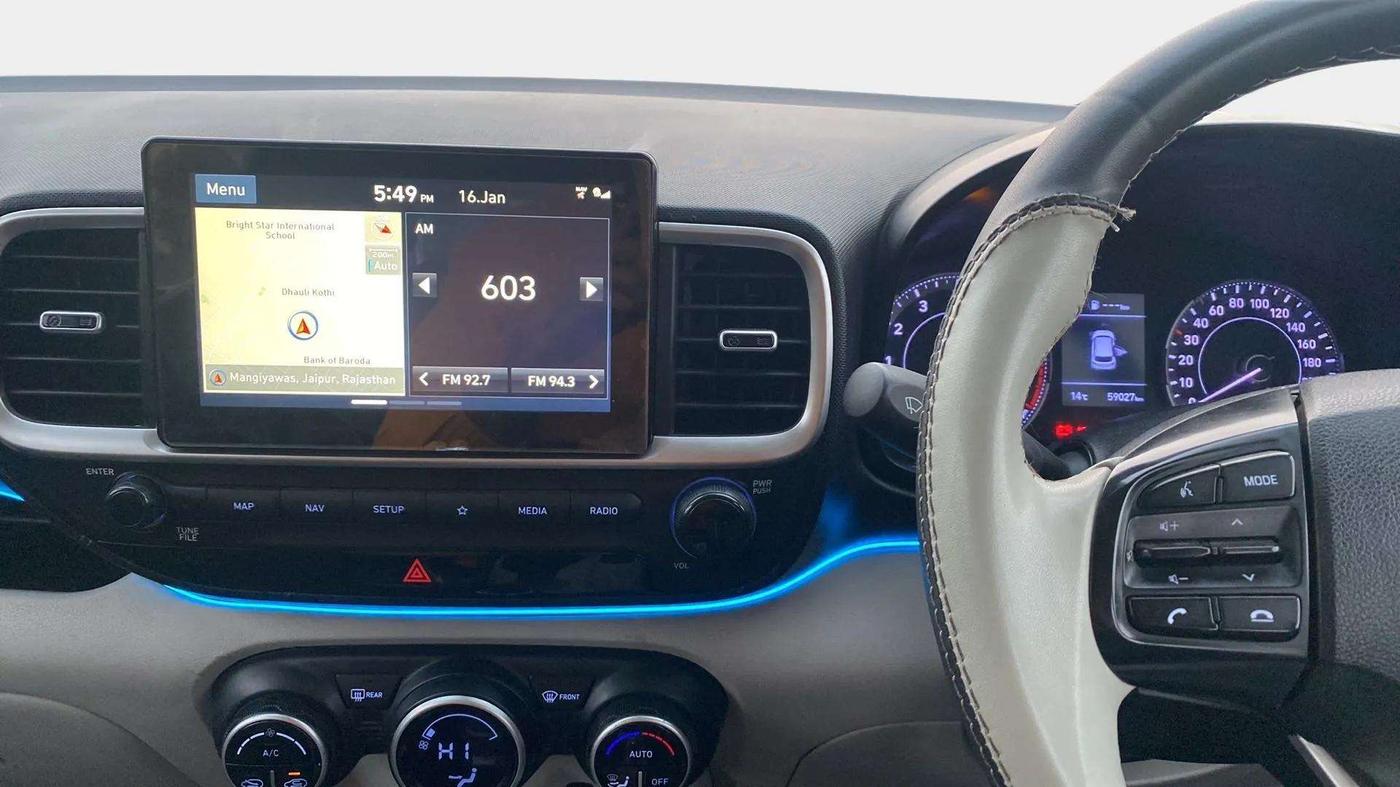 2019 Hyundai VENUE SX PLUS 1.0 TURBO DCT, Petrol, Automatic, 59,176 km, Air Conditioner