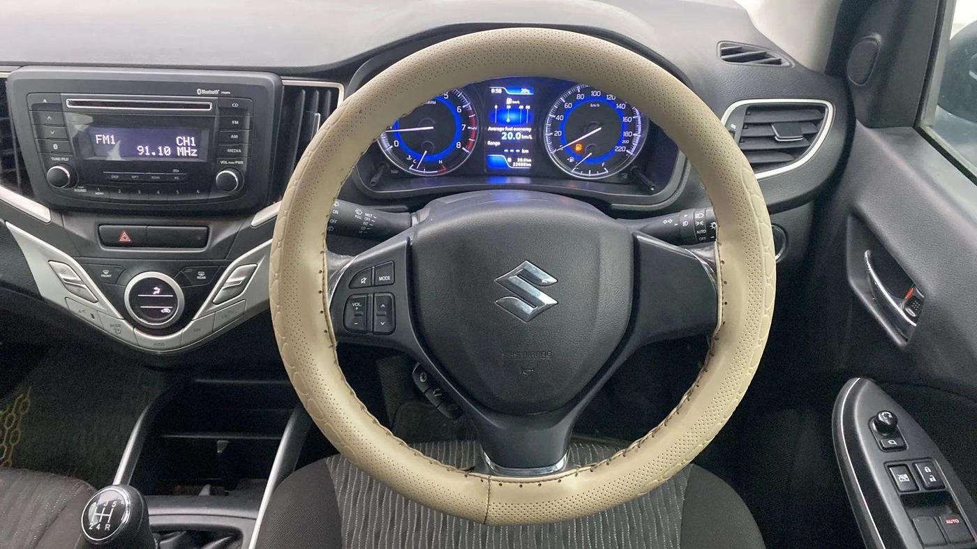 2017 Maruti Baleno ZETA PETROL 1.2, Petrol, Manual, 23,059 km, Steering Wheel Close Up