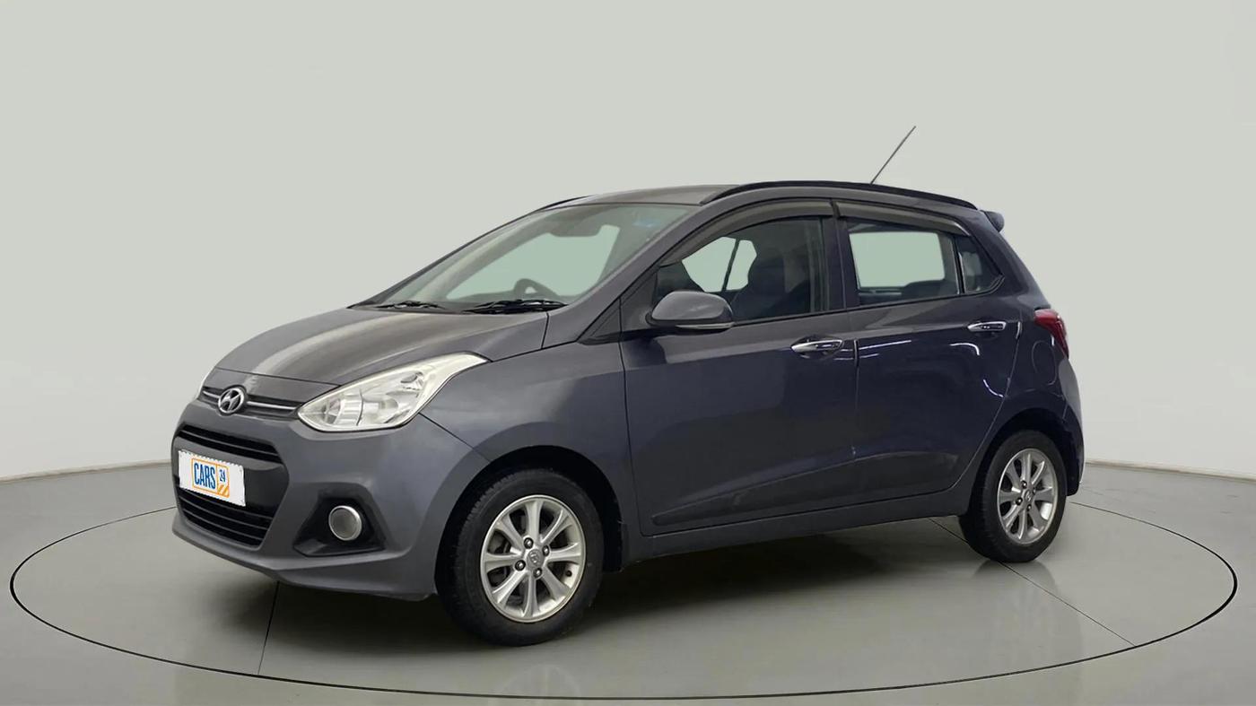 2015 Hyundai Grand i10 ASTA 1.2 KAPPA VTVT, Petrol, Manual, 49,832 km, Left Front Diagonal