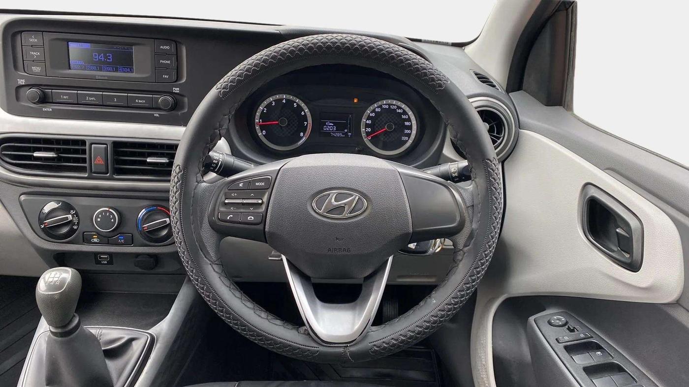 2021 Hyundai GRAND I10 NIOS MAGNA 1.2 KAPPA VTVT, Petrol, Manual, 74,291 km, Steering Wheel Close Up