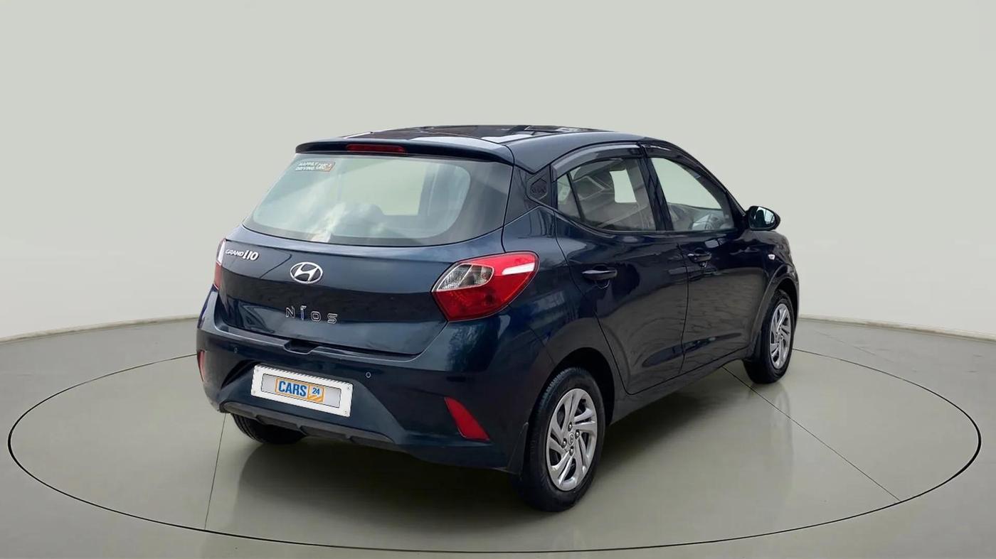 2021 Hyundai GRAND I10 NIOS MAGNA 1.2 KAPPA VTVT, Petrol, Manual, 74,291 km, Right Back Diagonal