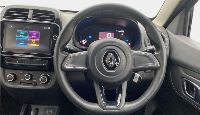 2019 Renault Kwid RXT 1.0 AMT (O), Petrol, Automatic, 22,464 km, Steering Wheel Close Up