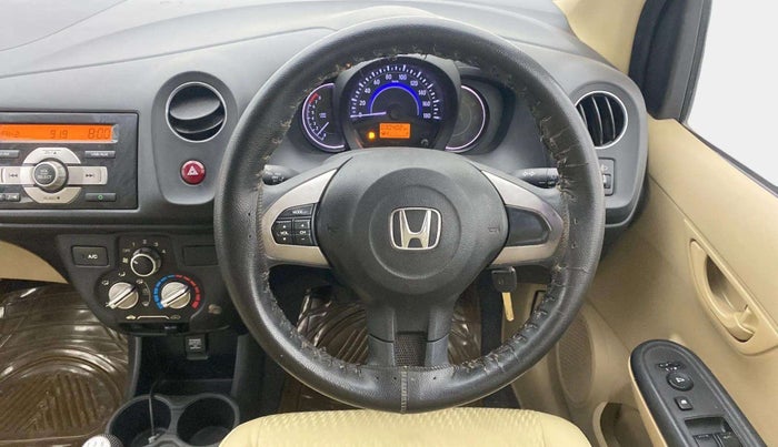 2015 Honda Amaze 1.2L I-VTEC S, Petrol, Manual, 30,496 km, Steering Wheel Close Up