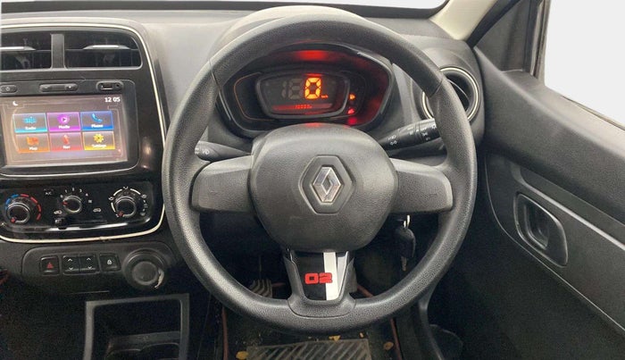 2017 Renault Kwid RXT 02 Anniversary Edition, Petrol, Manual, 16,188 km, Steering Wheel Close Up