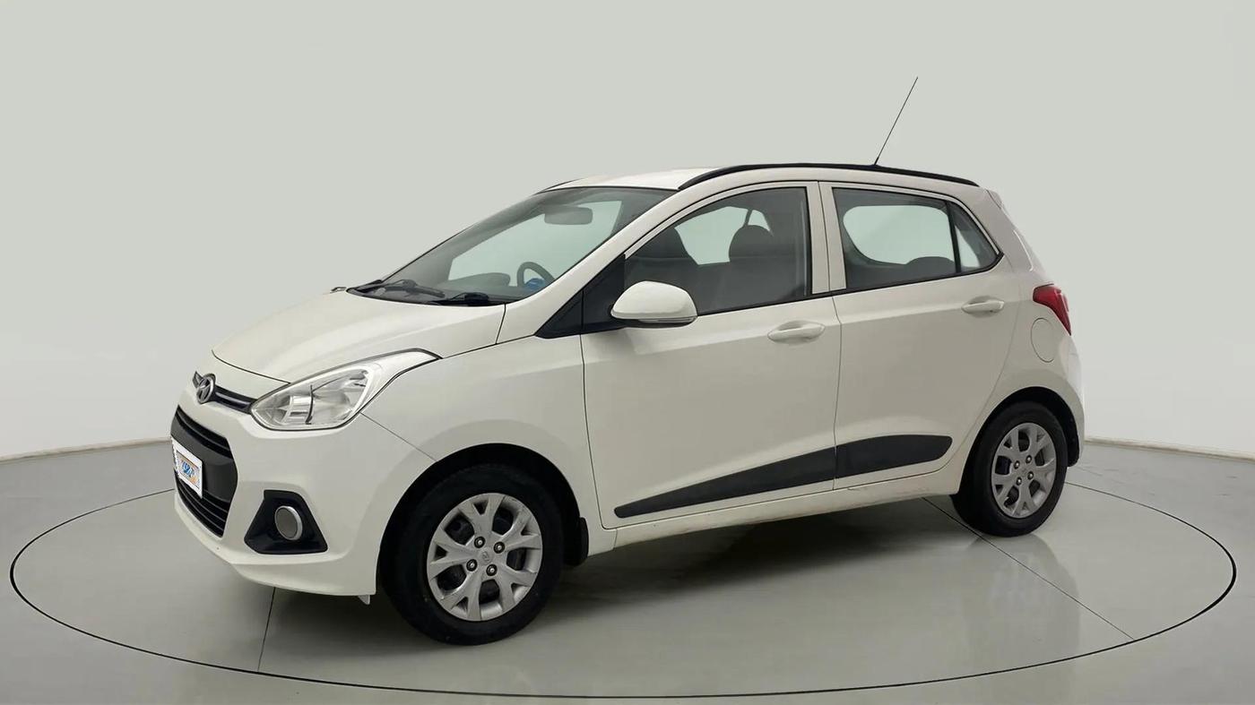 2015 Hyundai Grand i10 SPORTZ 1.2 KAPPA VTVT, CNG, Manual, 92,644 km, Left Front Diagonal