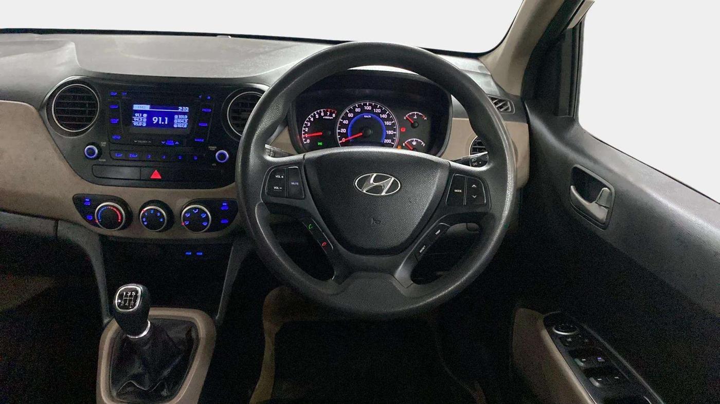 2015 Hyundai Grand i10 SPORTZ 1.2 KAPPA VTVT, Petrol, Manual, 72,923 km, Steering Wheel Close Up